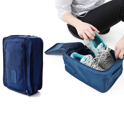 Portable Handle Zipper Shoe Storage Bag